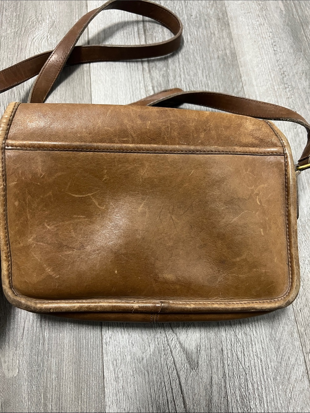 vintage Coach City bag, likely from the 1980s or 1990s/ leather - Picture 5 of 15